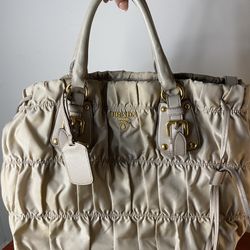 Prada Tessuto Gaufre Satchel Bag