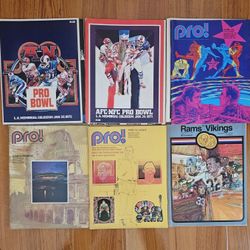 Vintage nfl Pro GameDay Programs. Lot