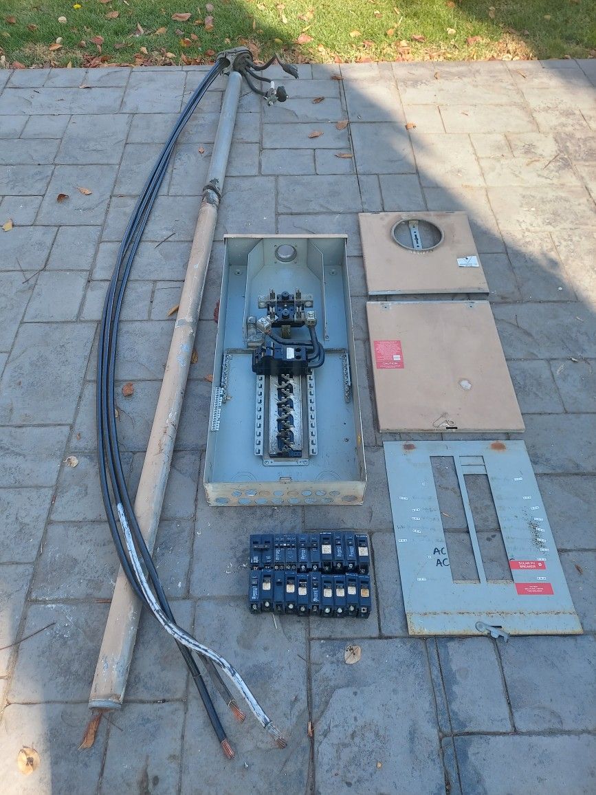 Used 200 Amp Murray/siemans Panel With Breakers and Accessories