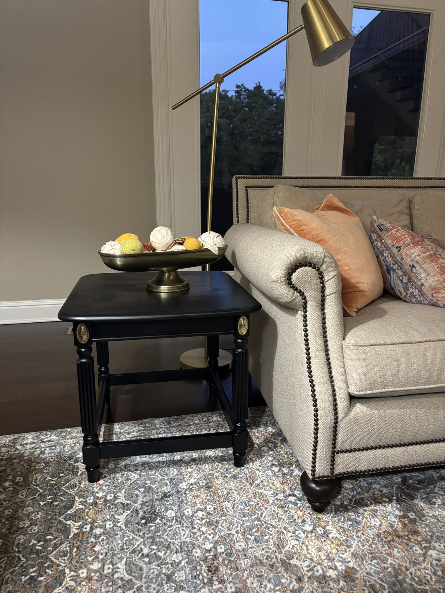 Two Wood End Tables