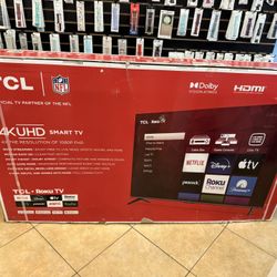 TCL 85inch Tv 4K UHD Smart Roku Tv New