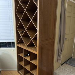 Wine And/or Storage Rack 93”.    Heavy Duty !!  