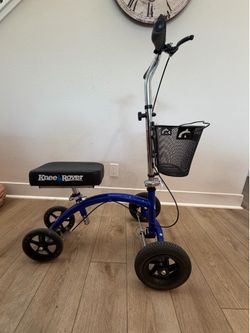 Knee scooter, shower bench, and accessories!