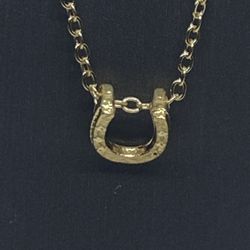 Fashion Lucky Horseshoe Pendant Necklace 
