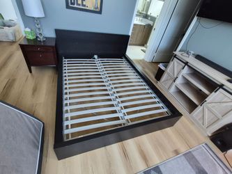 IKEA Queen Bed Frame - Platform Style w/ Slats