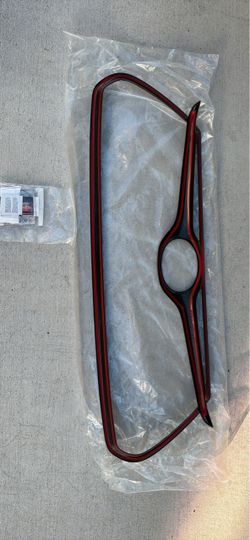 Car Front Grille Trim Surround Red Black for Toyota Highlander 2020- 2026