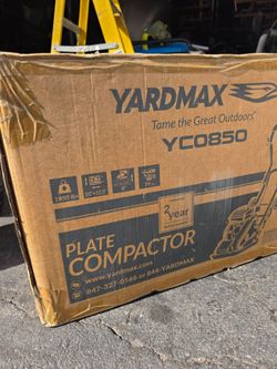 Yardmax YC0850 Plate Compactor new
