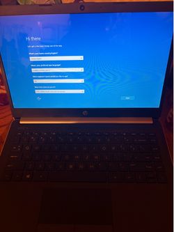 HP Laptop (already was factory rested)