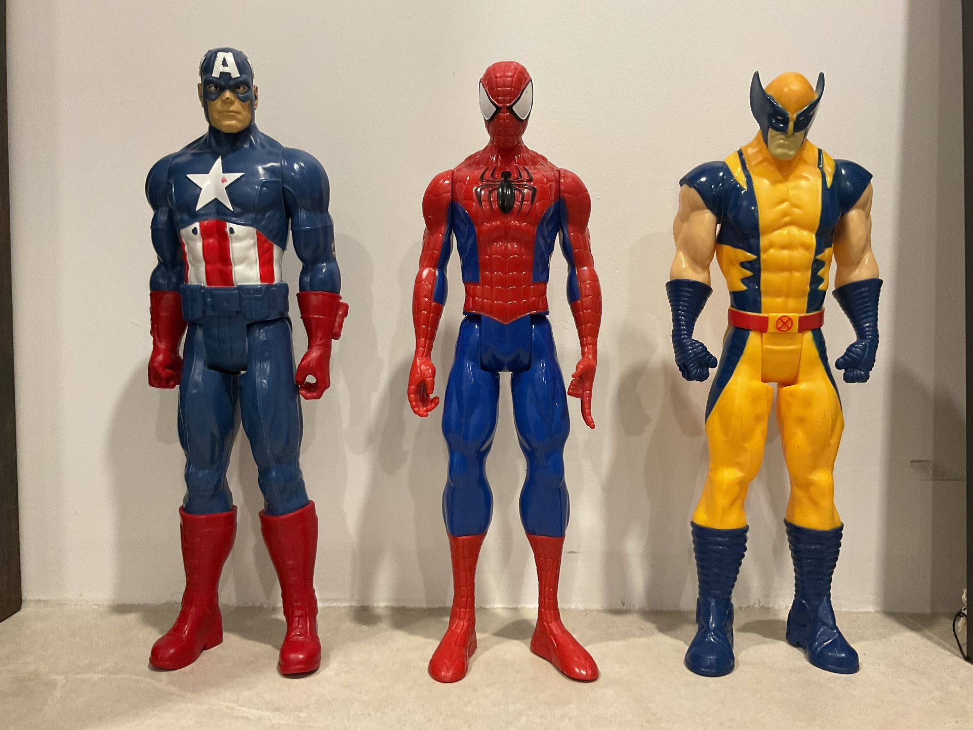 Spider Man Figure, Captain America Figure, Thor Action Figure
