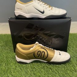 2025 Nike Total 90 III White/ Metallic Gold 10US