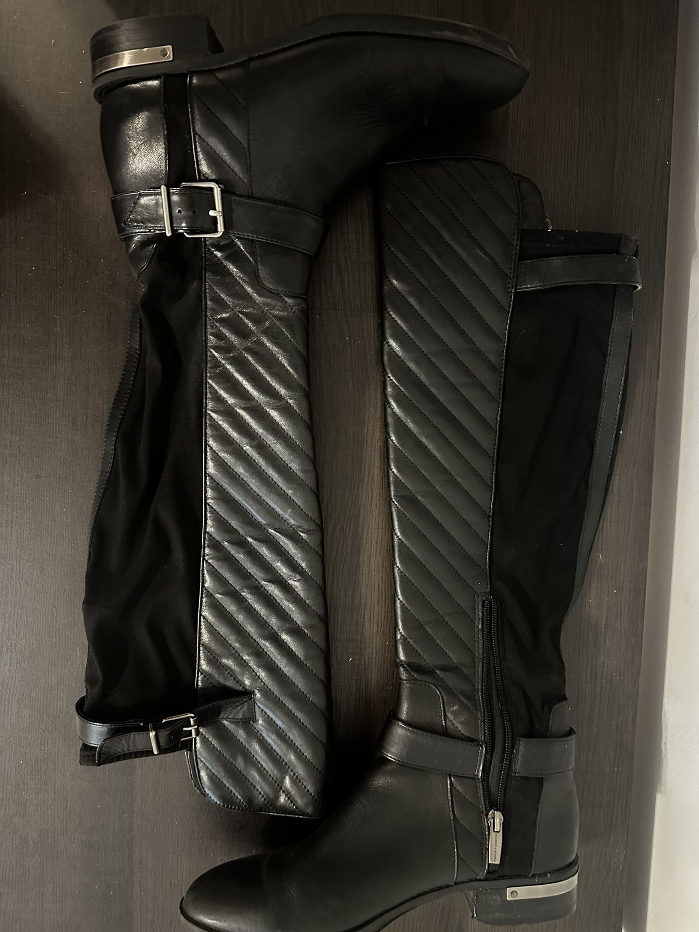 Vince Camuto Black Leather Boots