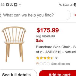 Hearth And Hand Chairs.  