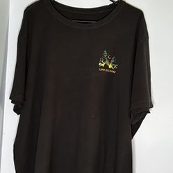 Life Is Good SS Shirt Crusher Tee LOG ON CAMPFIRE Camp Music Mens XXL