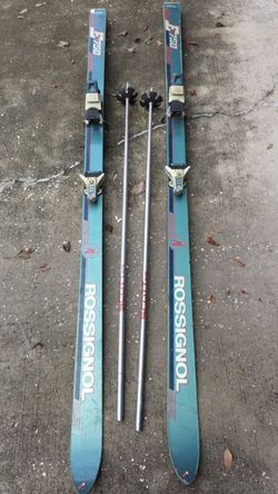 Rossignol Skis and Scott Poles