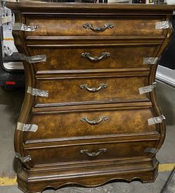 Elegant Wooden Dresser with Drawers