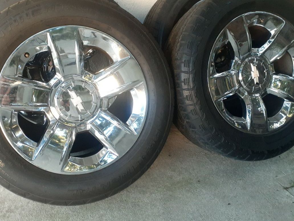Silverado/GMC rims and tires 