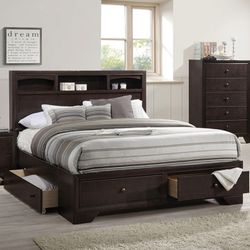 Queen Storage Bed Frame Brand New-Mattress Not Included 