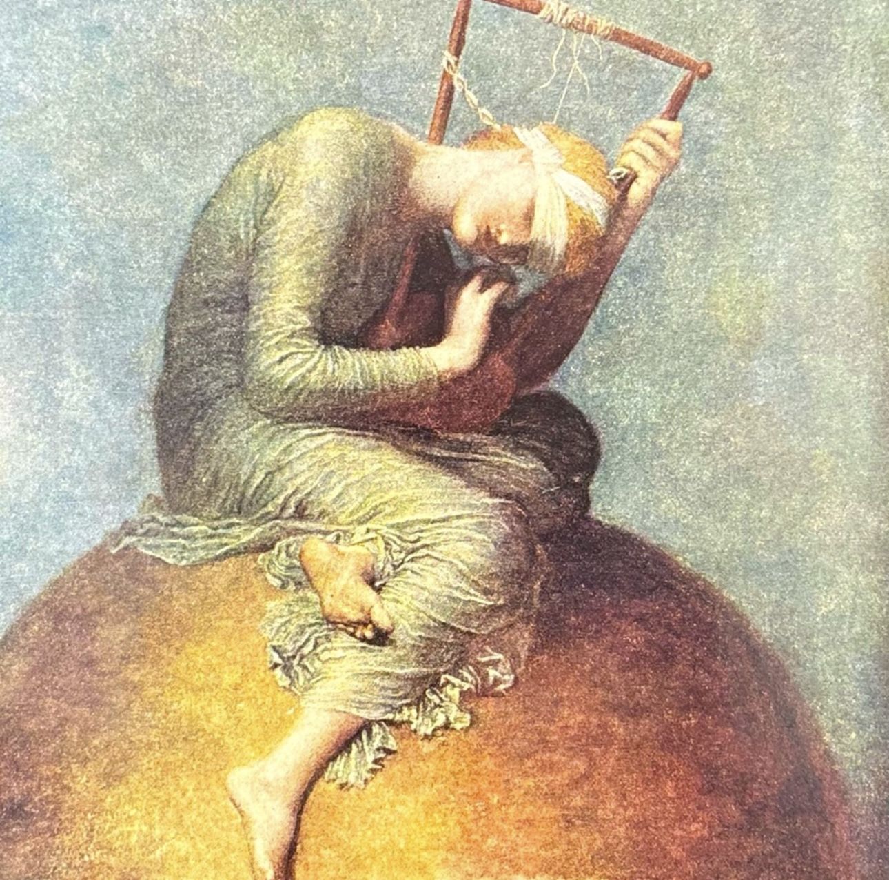 Artist George Frederic Watts OM RA Hope Original Vintage Art Print 1930’s USA Printed Later British School Collectible Ephemera,All Products : American Fashion Style Bags On Sale
