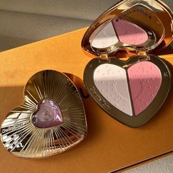 Blush Palette Bundle – Heart-Shaped Dual Color (Set of 2)