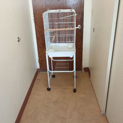 Large Bird Cage With Accessories