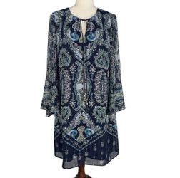sachin and babi light blue dress Vince Camuto Blue Paisley Chiffon Dress - Size 10 for Sale in South  Plainfield, NJ
