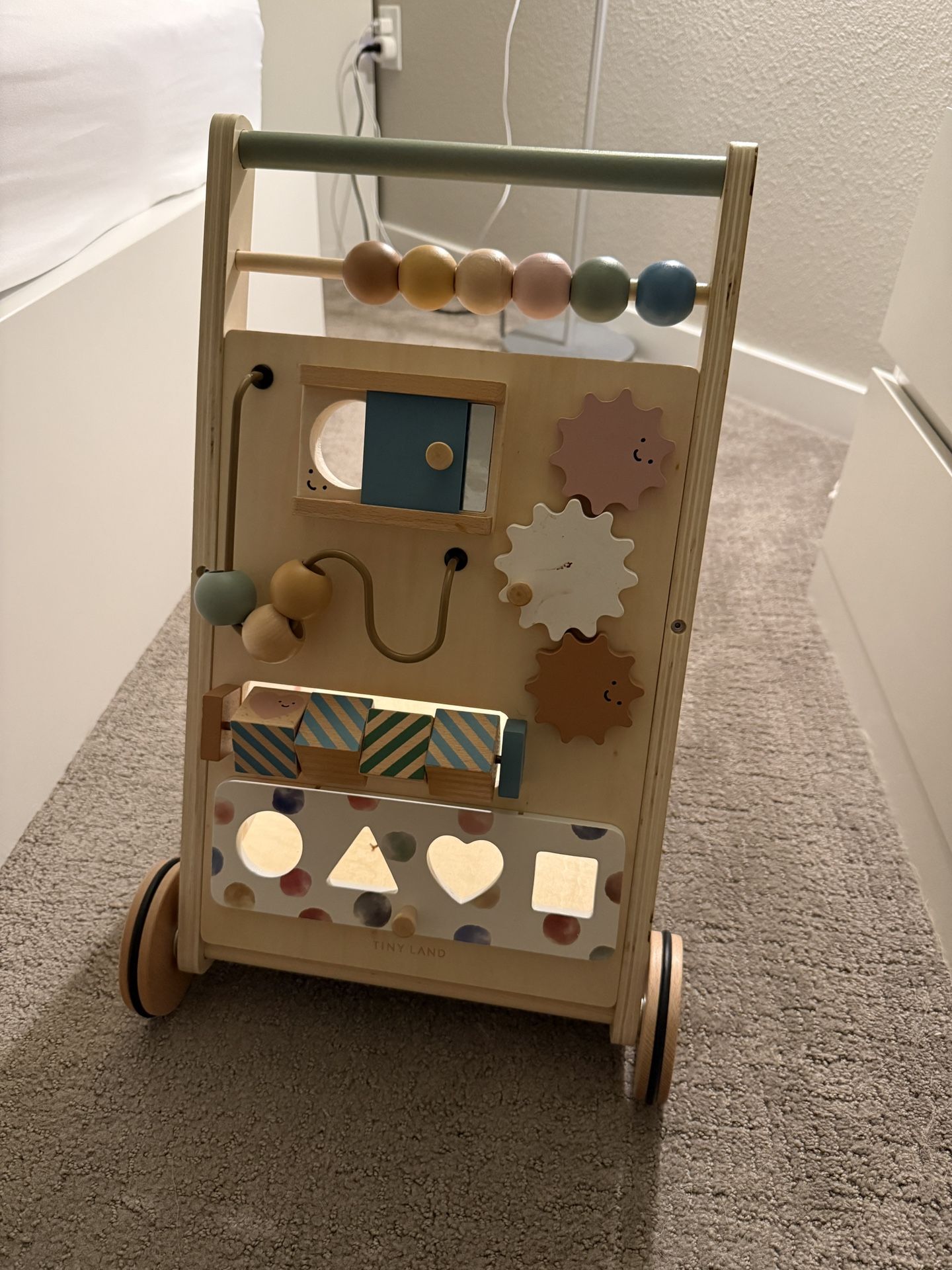 Tinyland Wooden Baby Walker