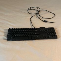 Dell Black Keyboard With USB Cable
