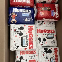 Huggies Size 5 & 6 