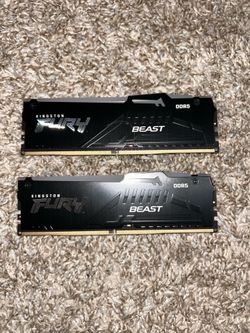 Kingston FURY Beast RGB 32GB DDR5 6000MHz CL30 RAM Kit (2x16GB)