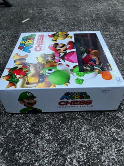 Super Mario plastic chess board collectors edition