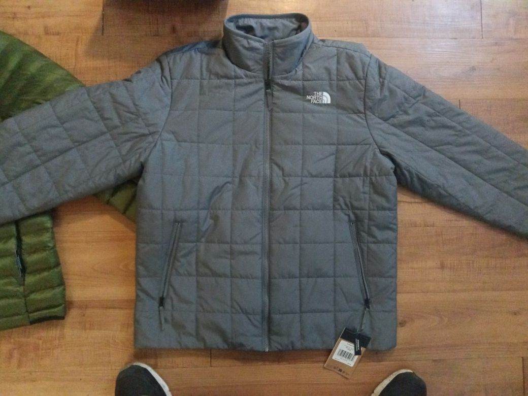 North Face Jacket- Puffy/ Gray - New W/ Tag