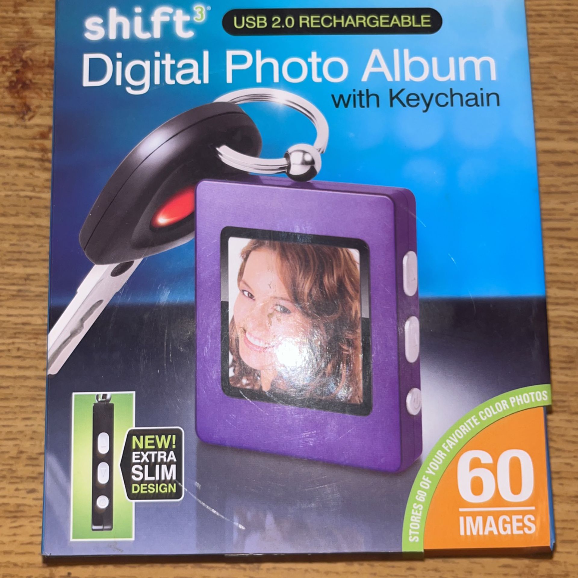Shift 3 Digital Photo Album With Keychain