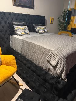 Queen truffle bed