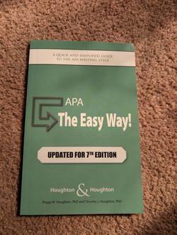 APA The Easy Way 7th Edition - A Quick and Simplified Guide to the APA Writing Style