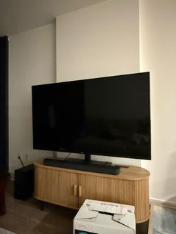 Moving out tv and bed frame sale