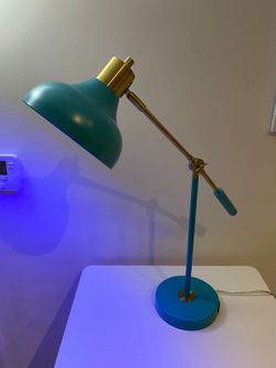 gold desk lamp
