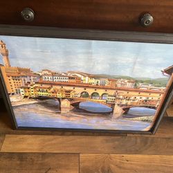 Italian Framed Florence Wall Decor