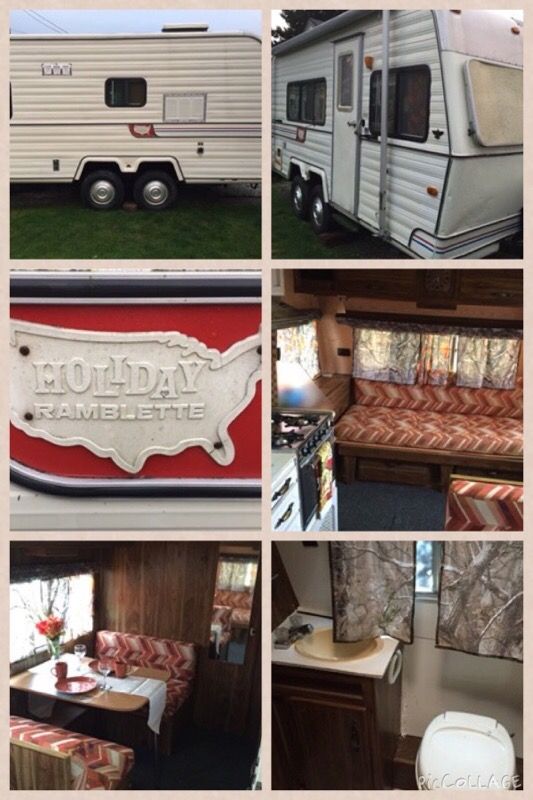 1979 Holiday Rambler Ramblette 18"ft Travel Trailer RV Camper