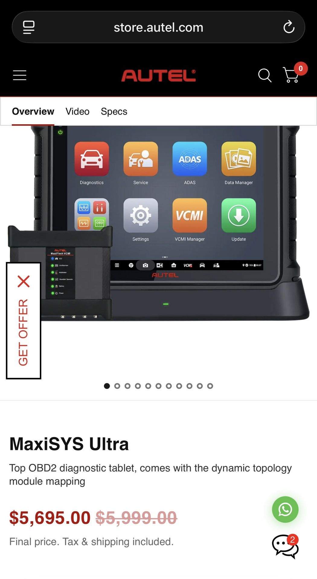 Autel Maxisys Ultra