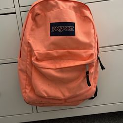 Peach Jansport Backpack