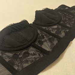 Black Lace Corset bra