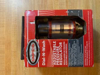 Simpson dial-n-wash universal pressure regulator