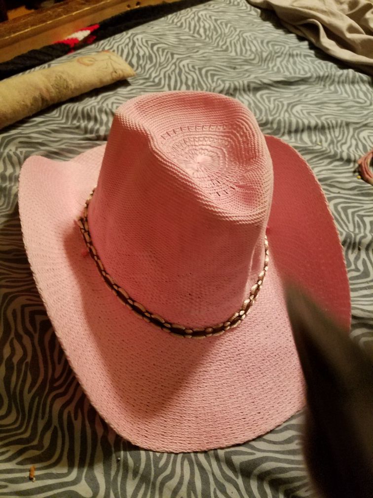 Woman cowboy hat