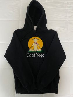 Goat yoga black sweatshirt