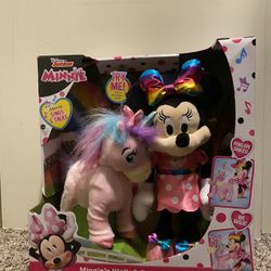 Minnie Mouse & Unicorn Sing Talk Walk &Dance