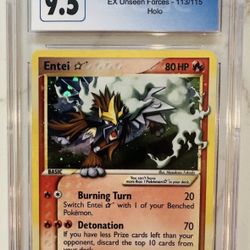CGC 9.5 Blue Label Gold Star Entei 