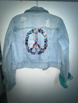 Custom Blue Spice Denim Jacket