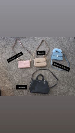 Branded Handbag Lot (VS, Coash, Lacoste, Charles & Keith)
