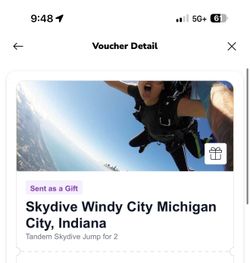 Skydive Windy City Voucher for 2