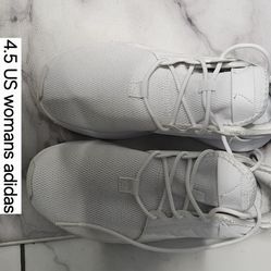 Womens 4.5 US White Adidas Sneakers